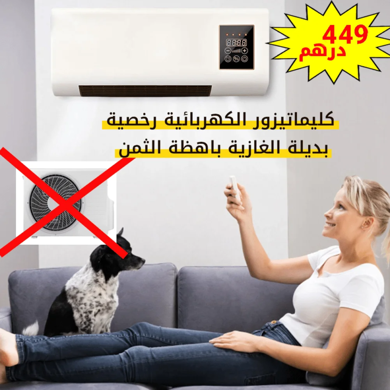 المكيف الكهربائي الاقتصادي بفضل تصميمه الأنيق