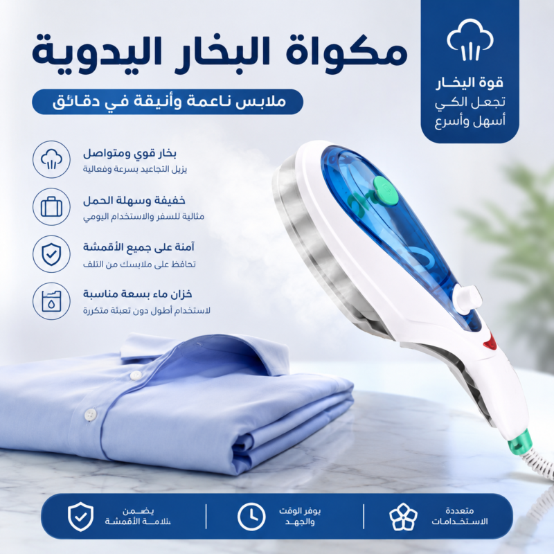 المكواة السحرية بتقنية البخار السريعة