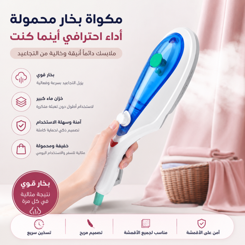 المكواة السحرية بتقنية البخار السريعة